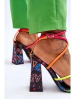 Módní sandály na vysokém podpatku Vícebarevné Josette