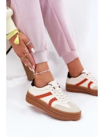 Dámské Tenisky Na Platformě Béžové Tolianna