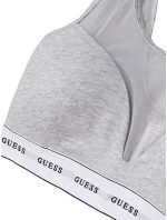 Vyztužená bralette s žerzejí O97C04JR04P H905 šedá - Guess Vyztužená bralette s žerzejí O97C04JR04P H905 šedá - Guess