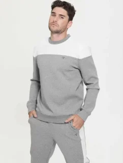 Pánská mikina Z2BQ01KBCK2 CGYH šedá/ecru - Guess