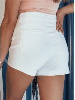 Dámské džínové šortky GLAMWEAR white FashionStreet SY0341