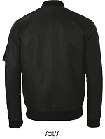 SOL'S Rebel Stylová bunda "Bomber" 25.1616 black SOL'S Rebel Stylová bunda "Bomber" 25.1616 black