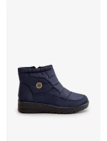 Sněhule Dámské Zateplené Modré Helis