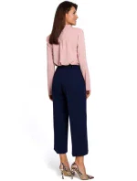 Dámské kalhoty S139 Tmavě modrá - Stylove