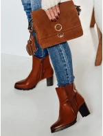 Dámské kozačky BOOTELY na podpatku velbloudí barvy FashionStreet ZY0497 Dámské kozačky BOOTELY na podpatku velbloudí barvy FashionStreet ZY0497