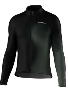 Biemme tričko s dlouhým rukávem FORESTA černá zelená XXL