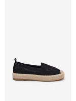 Dámské Espadrilky Na Platformě Vinceza 17392 Černé