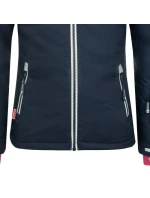 Trollkids Dívčí bunda s kapucí Hallingdal Navy blue/pink (223-114)