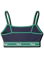 Sportovní podprsenka Fila Candelo tmavě modrá a zelená FAW1203 50004