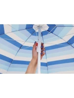 BALKONOVÝ PLÁŽOVÝ SLUNEČNÍK 180CM MODRÁ LINIE 1048819