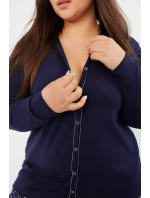 Italská móda Libra long length sp. barva:námořnická modrá/potisk Italská móda Libra long length sp. barva:námořnická modrá/potisk