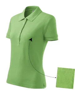 Cotton polokošile dámská trávově zelená