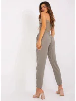 Dámské kalhoty D73760M61869O Khaki - Sublevel