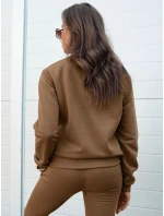 Dámská hnědá mikina FASHION II FashionStreet BY1323