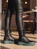 Dámské vázané boty HARDSTEP černé FashionStreet ZY1304