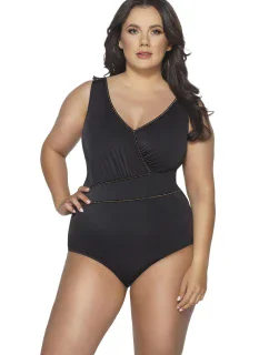 Dámské jednodílné plavky 59 black - AVA