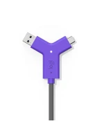 Vysílač a přijímač Logitech Swytch AV Černá, fialová