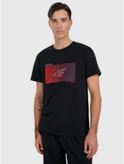 Pánské tričko s potiskem 4F 4FRAW25TTSHM3224-20S