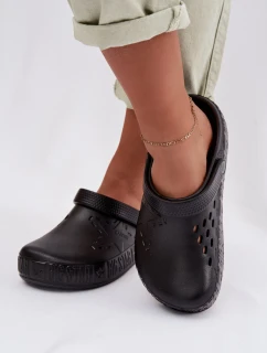 Dámské pantofle Chodaki pěnové Big Star TT274A084 Černé