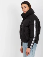 Dámská bunda EM KR MB8869 plášť 1.00P černá - FPrice Dámská bunda EM KR MB8869 plášť 1.00P černá - FPrice