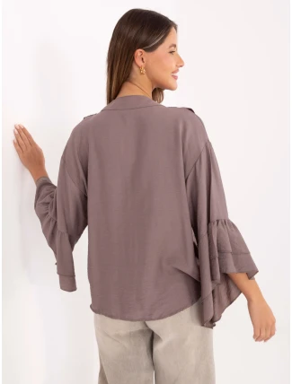 MI košile KS 32330.05P tmavě lila