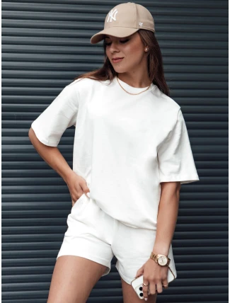 SWAN ecru dámské tričko FashionStreet RY2538 SWAN ecru dámské tričko FashionStreet RY2538