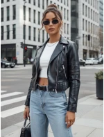 Dámská kožená bunda EKLIN black FashionStreet TY4554