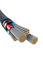 Baseus Nezlomitelný kabel USB-IP 2,4A 2m (černý)