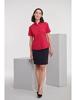 Russell Athletic 935F Popelínová halenka s krátkým rukávem 11.935F white Russell Athletic 935F Popelínová halenka s krátkým rukávem 11.935F white