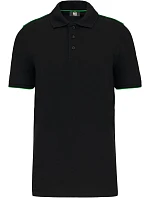 WK WK 270 Pánské pracovní piqué polo "Day-to-Day" 20.W270 black/kelly green WK WK 270 Pánské pracovní piqué polo "Day-to-Day" 20.W270 black/kelly green