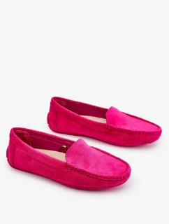 Dámské Semišové Mokasíny Fuchsie Morreno