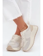 Dámské kožené tenisky Big Star HI-POLY SYSTEM – bílé