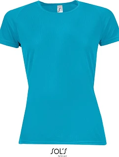 SOL'S Sporty Women Dámské raglánové sportovní tričko 25.1159 aqua