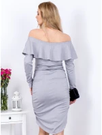 Šaty EM SK 009.55 šedá Šaty EM SK 009.55 šedá