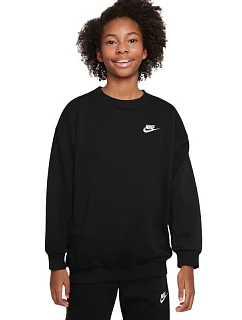 Nike Sportswear Club Fleece Black FD2923 010 Dětská mikina