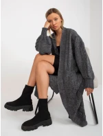 Dámský svetr LC SW 8032  tmavě šedý