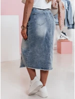 VINTAGO FashionStreet dámská džínová midi sukně CY0474