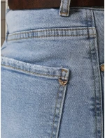 Dámské džíny balonového střihu s páskem FashionStreet UY2881 Dámské džíny balonového střihu s páskem FashionStreet UY2881