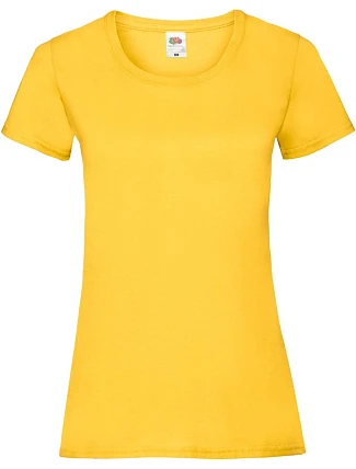 Fruit of the Loom Lady-Fit Valueweight T Dámské tričko 16.1372 sunflower Fruit of the Loom Lady-Fit Valueweight T Dámské tričko 16.1372 sunflower