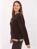 Halenka RV BZ A907.08P tmavě hnědá