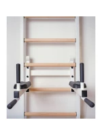 GYMNASTICKÝ BAR GYNASTICKÉ RUCE DĚTSKÉ PŘÍSLUŠENSTVÍ MATERIÁL BÍLÁ LAVY 413 dětské