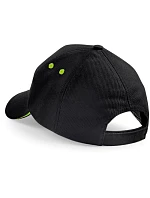 Beechfield B 15C 5 panelová sandwich kšiltovka 53.015C black/lime green Beechfield B 15C 5 panelová sandwich kšiltovka 53.015C black/lime green