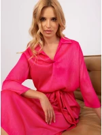 LK SK 509348 šaty.04 tmavě růžová LK SK 509348 šaty.04 tmavě růžová