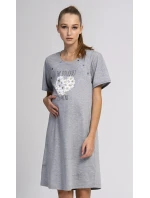 Dámská noční košile mateřská Srdce z kopretin Dámská noční košile mateřská Srdce z kopretin