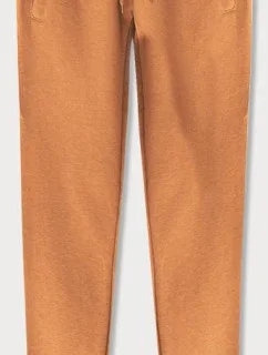 Teplákové kalhoty v hořčicové barvě (ck01-26)