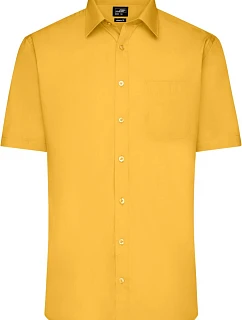 Daiber JN 680 Popelínová košile s krátkým rukávem 02.0680 yellow