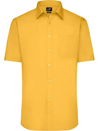 Daiber JN 680 Popelínová košile s krátkým rukávem 02.0680 yellow Daiber JN 680 Popelínová košile s krátkým rukávem 02.0680 yellow