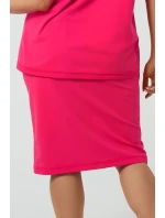 Italian Fashion Stella midi barva: fuchsiová Italian Fashion Stella midi barva: fuchsiová