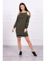 Kaki šaty Tres Chic