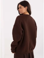 Mikina MJ BL H2519.34 tmavě hnědá Mikina MJ BL H2519.34 tmavě hnědá